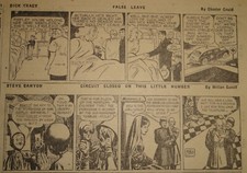 Dzienne pełne arkusze 77 The Galveston News 04-06 1948 DICK TRACY, STEVE CANYON itp.