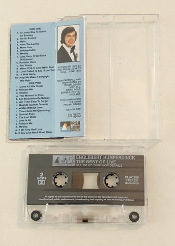 Engelbert Humperdinck The Best Of , Live At The Royal Albert Hall Tape Cassette - Picture 3 of 4