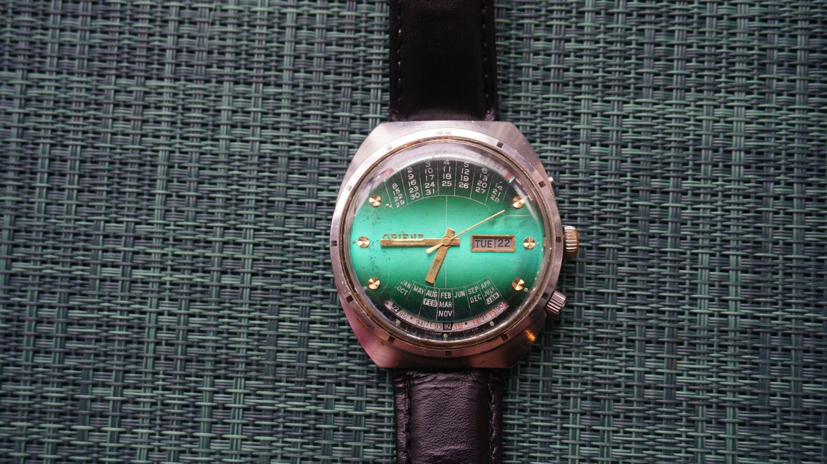Vintage ORIENT Perpetual Calendar Ref G469672-4C Automatic Day