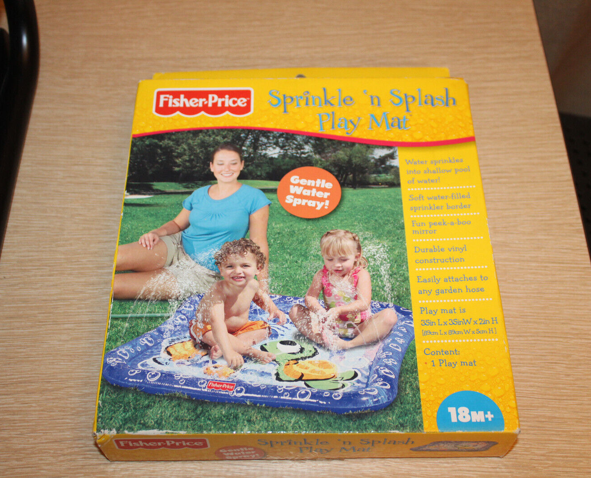 Fisher Sprinkle 'n Splash Play Mat 18m Toddlers Water Spray Summer