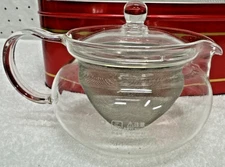Hario CHJM-30 300ML~Tea Pot~ Clear Glass Strainer Lid Nice Set