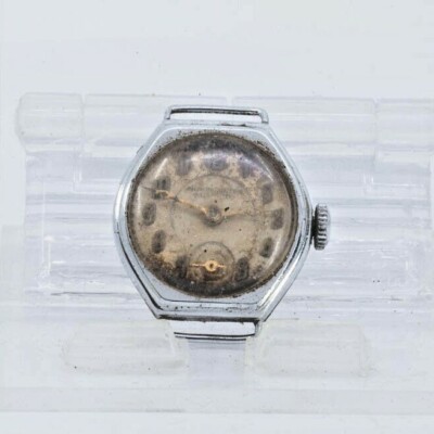 VINTAGE QUINOTO SUB SECOND 8028 CHRONOMETRE WATCH FOR PARTS OR REPAIR JAPAN 