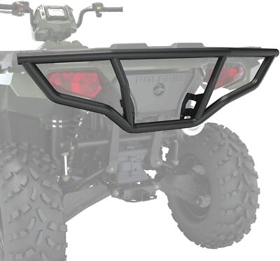 POLARIS 2014-UP SPORTSMAN, 2020 RANGER, BLK STEEL REAR BRUSHGUARD, PN 2879715