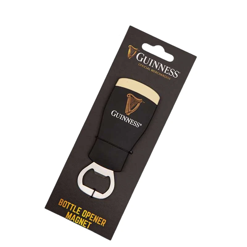 Calamita frigo apribottiglie Guinness - Apribottiglie magnetico a forma di pi... - Immagine 2 di 2