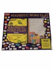 Magnetic Word Play Book And Kit Activity Ages 8 to 98 New In Box Free Shipping