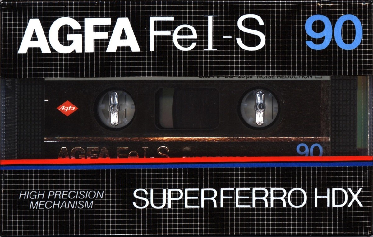 Cassette Audio Agfa Fe I-S 90 Superferro HDX – Neuve Sous Blister