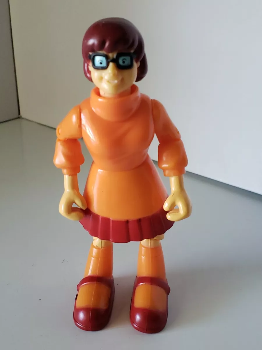 4.5 Velma Dinkley Scooby Doo Thinkway Action Figure Articulated Loose