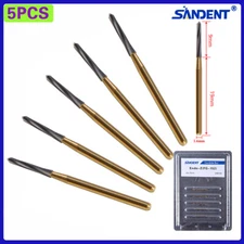 5Pcs Dental Endodontic ENDO-Z Tungsten Carbide Burs FG Round Bur High Speed 28mm