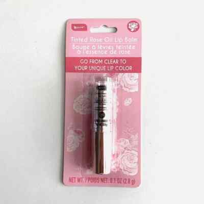NIB b pure Tinted Rose Oil Lip Balm Color Changing PH Adapting