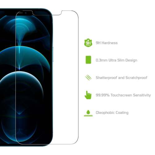 Cellet Tempered Glass Screen Protector Compatible with Apple iPhone 12 Pro Max - Picture 5 of 7