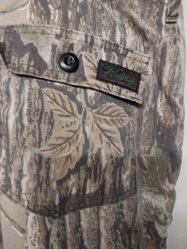 VINTAGE Liberty Cargo Hunting Pants Mens 3XL 50/30 Realtree Hardwoods Camo Logo - Image 3 of 3