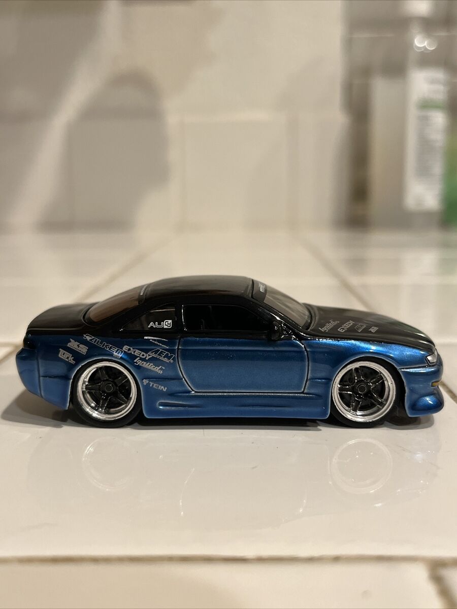 Jada Toys Blue 1996 Nissan 240SX 1/64 Silvia Zilvia S14 Jada Toys Blue 1996 Nissan 240SX 1/64 Silvia Zilvia S14