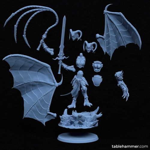 Nyssara la Maldita - Reina Demonio de las Sombras (Base de 60 mm) - Imagen 16 de 16