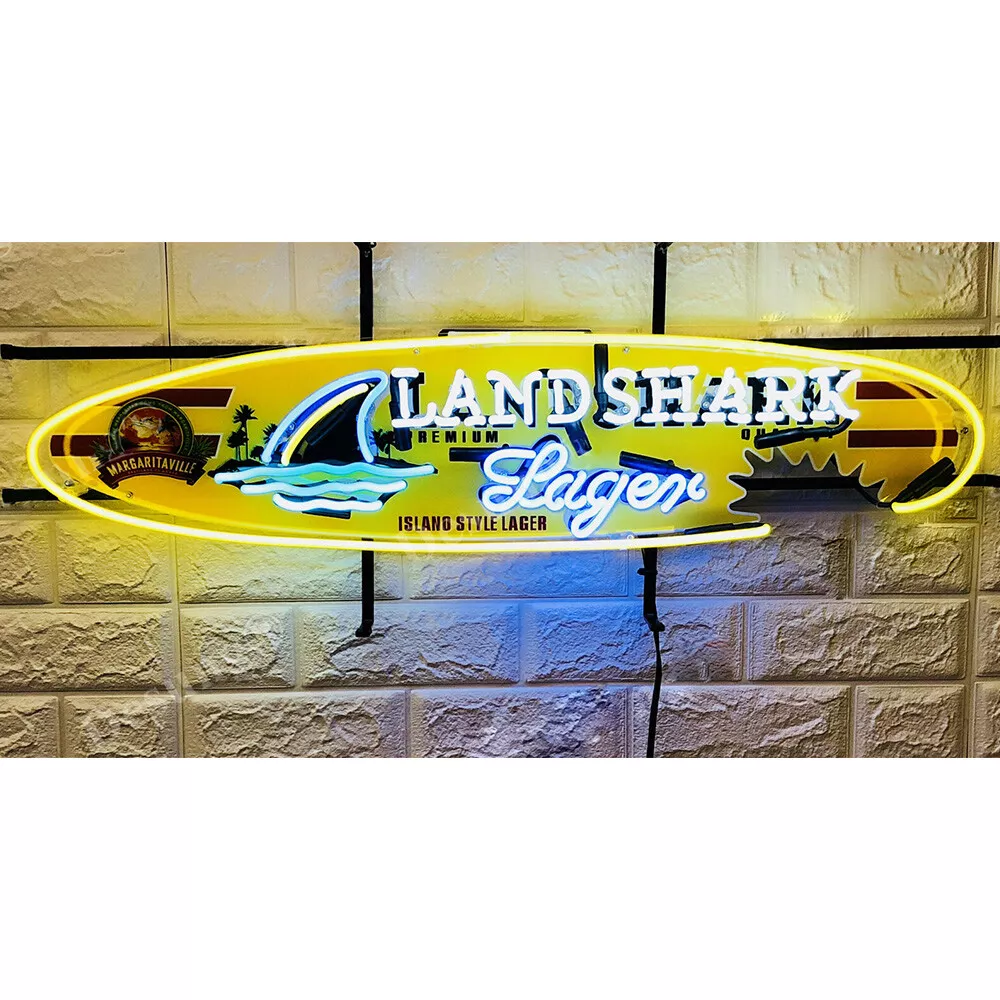 Landshark beer surfboard sign outlet