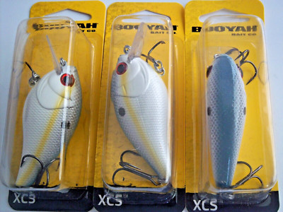 ( LOT OF 3 )-BOOYAH XCS200 SQUARE BILL CRANKBAIT 5/8OZ BYCS291 FOXY SHAD BO6128