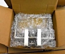 Knobelite Heavy Duty Lever Privacy Door Levers Square Design 6 Pack Satin Nickel