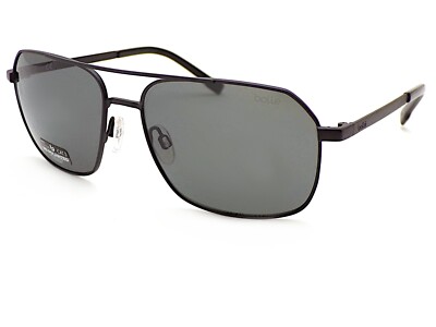 Bollé Polarisierte Navis Sonnenbrille Matt Gunmetal TNS Graulinsen 12580