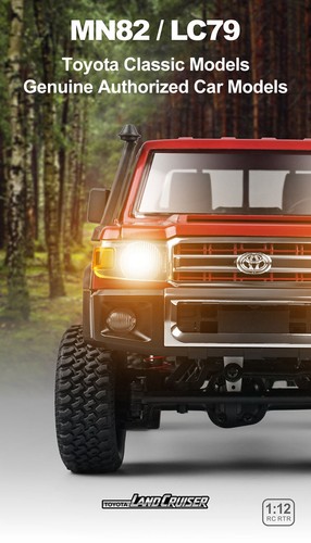 MN MODEL RC Pickup Car MN82 1/12 Model Climbing Off-road Vehicle 2.4G 4WD Truck - 第 6/23 張圖片