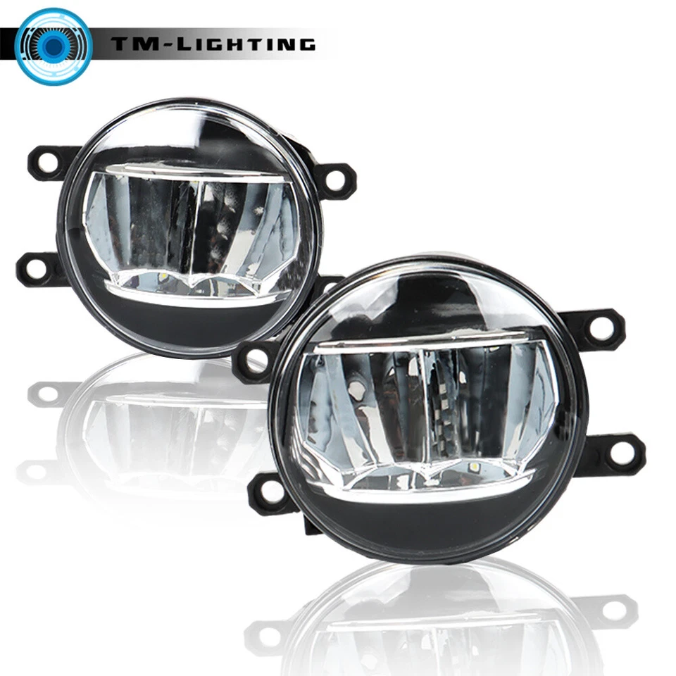 Пара противотуманных фар с ободком + комплектами переключателей проводов для Toyota Sienna 2018-2020 годов выпуска - Изображение 3 из 4