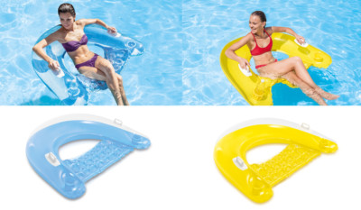 Intex Sit´n Float Poolsitz Schwimmsessel Luftmatratze Poollounge Pool Urlaub