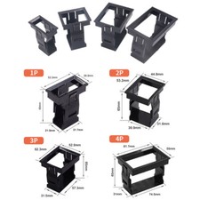 Panel Snap Buckle Mounting Bracket Circuit Breaker Accessories 1P 2P 3P 4P