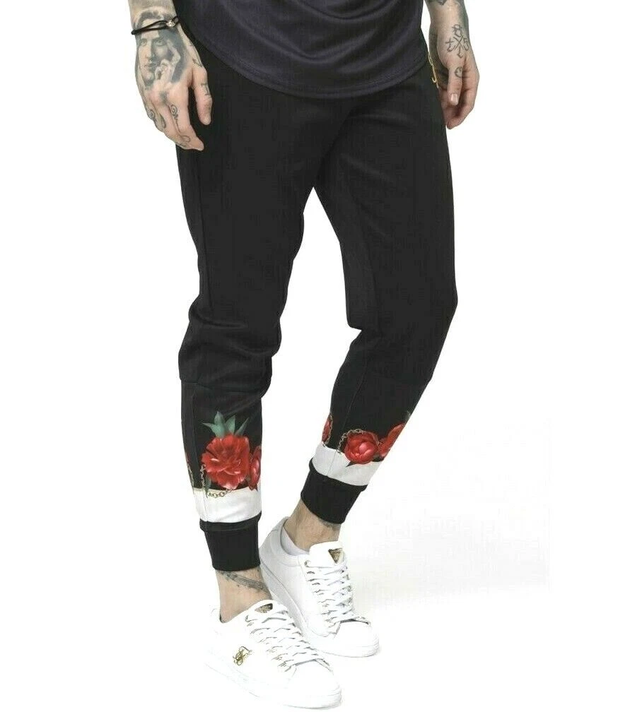 Mens sik silk joggers new arrivals