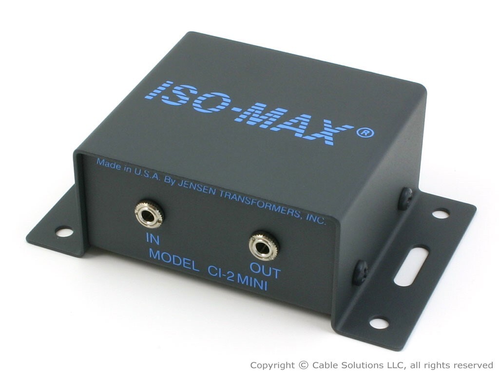 Jensen Transformers CI-2MINI Hum/Buzz Eliminator/Isolator - mobile