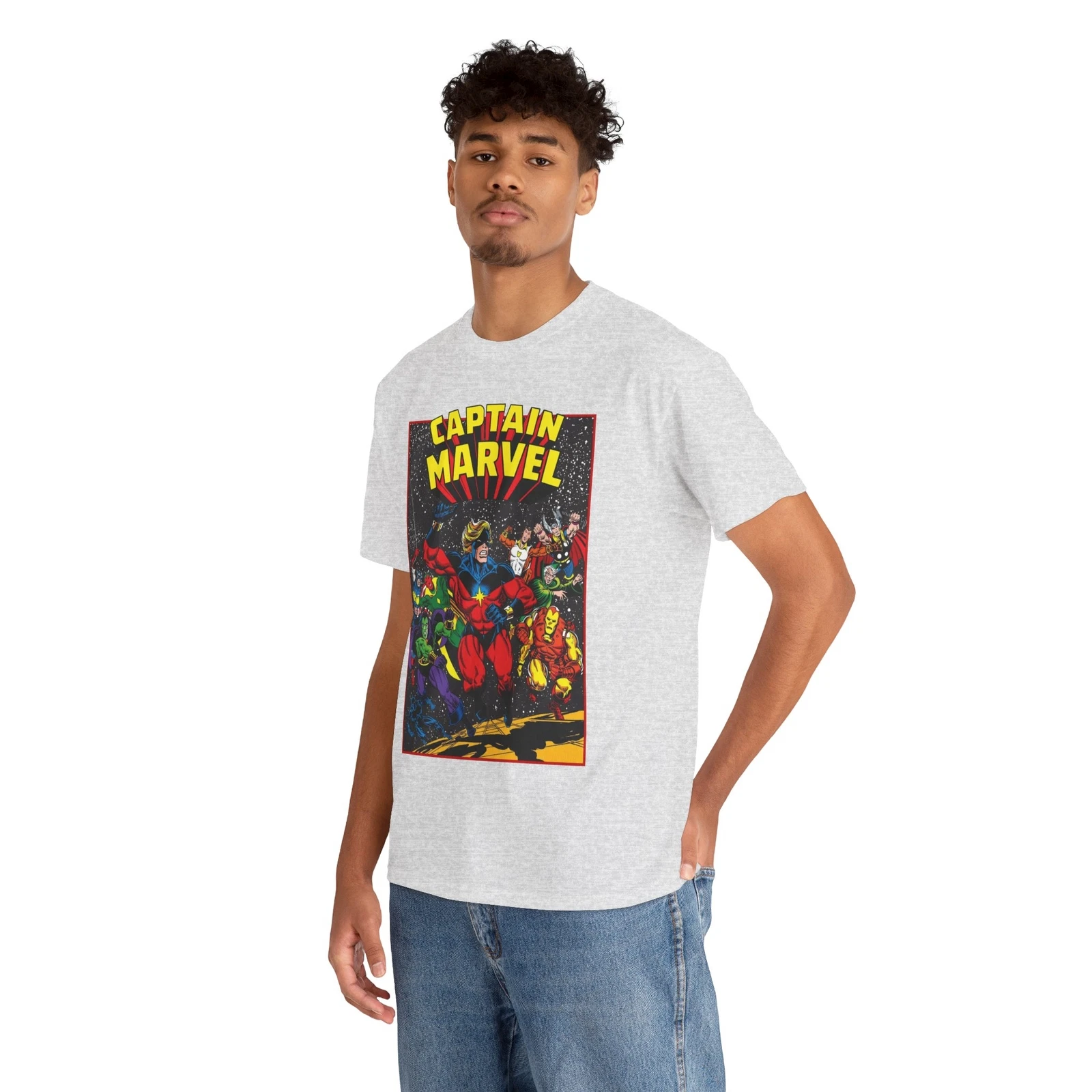 Captain Marvel T-Shirt - Marvel Comics - Jim Starlin Art - Mar-Vell - Kree