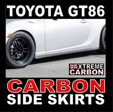 Echt Carbon Seitenschwellerverbreiterungen "passt" Toyota GT86 Modelle Echt Carbon Seitenschwellerverbreiterungen "passt" Toyota GT86 Modelle