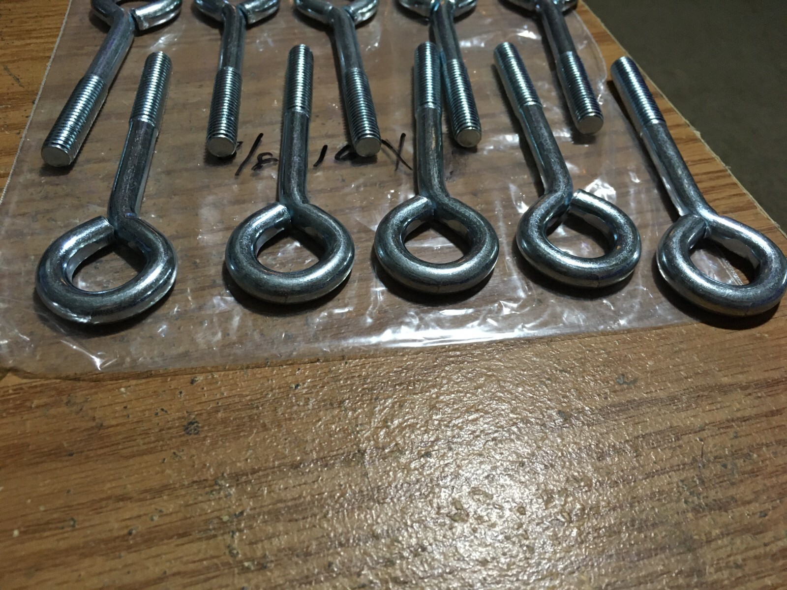 Fastenal® 3/8"16 x 3"x 11/2"X 41/2" Stainless Steel Turned Eye Bolt