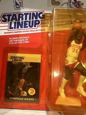 1988 ~ Starting Lineup ~ Dominique Wilkins ~ Atlanta ~ Kenner
