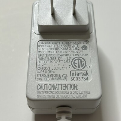 Xing Yuan Class 2 Power Units Model XY12S-1201000Q-UW 12V 1A | eBay