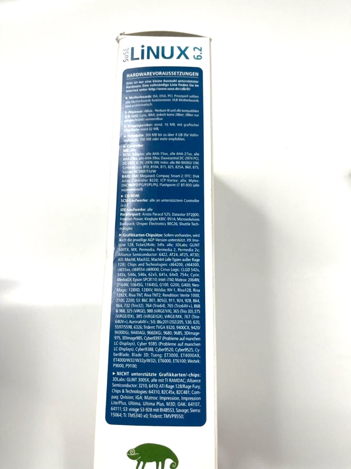 SuSE Linux 6.2 Komplettpaket für Einsteiger und Profis Box - Bild 2 von 4