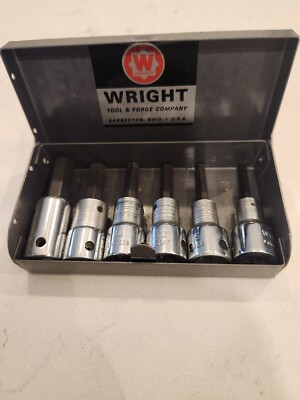 Wright Tool 305 3/8'' Drive Hex Bit Socket Set 5/32'' - 3/8'' (6-Piece)