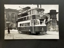 Vintage 1950s Liverpool tram 254 6A