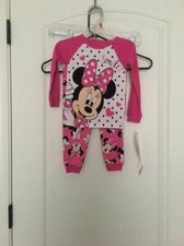 Disney Minnie Mouse Pajama Set Top and Pants Sleep Girls - Multiple Sizes