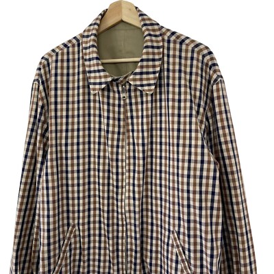 Mens Aquascutum House Check Reversible Harrington Jacket Mens Aquascutum House Check Reversible Harrington Jacket