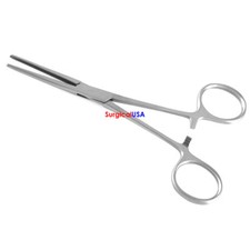 Rochester Pean Hemostat Forceps 5.5" Straight Serrated Jaws Ratchet Lock