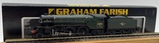 GRAHAM FARISH 372-600 BR 2-6-2 CLASS V2 LOCOMOTIVE 60800 GREEN ARROW N GAUGE (A)