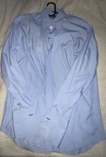 BONOBOS LIGHT BLUE DRESS SHIRT 16.5 35in