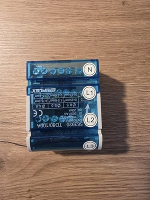 ERIFLEX 563920 TDB 80/100A Verteilerblock 4-polig L1 L2 L3 N 500V