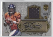 2012 Topps Supreme Auto Relics 9/51 Brock Osweiler #SAR-BO Auto 07rd