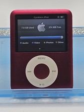   Apple iPod Nano A1236 PRODUCT RED 8GB Special Edition 3rd Gen Tested J3