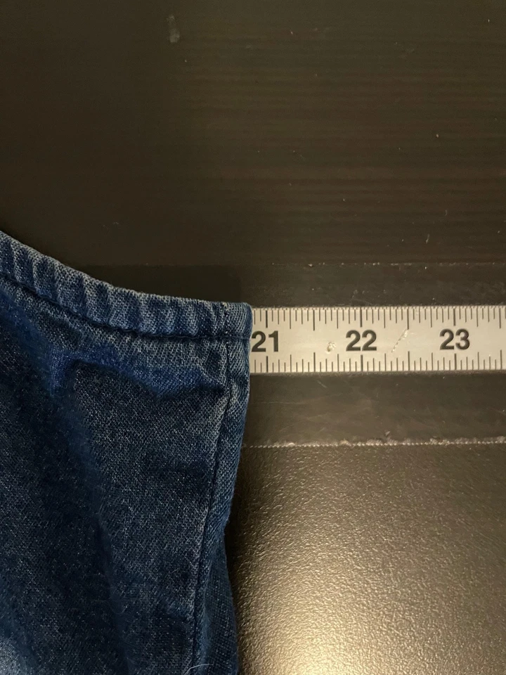 Vestido Premier Mujer Grande Denim Bandana Jersey Correas Ajustables Cottage Y2K Foto 4 de 4