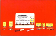 Tire Repair PATCHES, Monkey Grip Sales, DALLAS, TX, Advertising Chrome Postcard