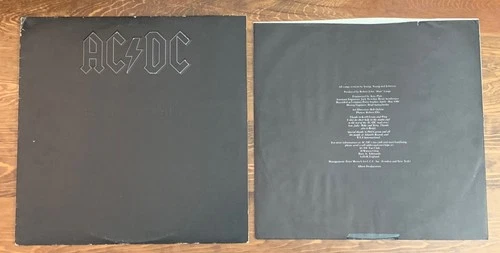 AC/DC Back in Black Vinyl LP Original 1980 Atlantic