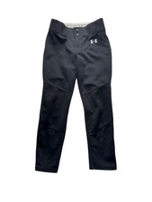 Under Armour Youth HeatGear Black Athletic Pants Size YSM 7837
