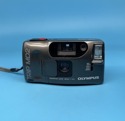 Olympus Trip MD2 analoge Kompaktkamera 35 mm, grau - getestet