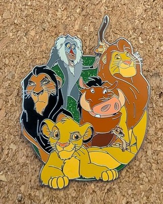 Disney Pin Simba Scar Mufasa Pumbaa Timon Rafiki Lion King Family Cluster 2025