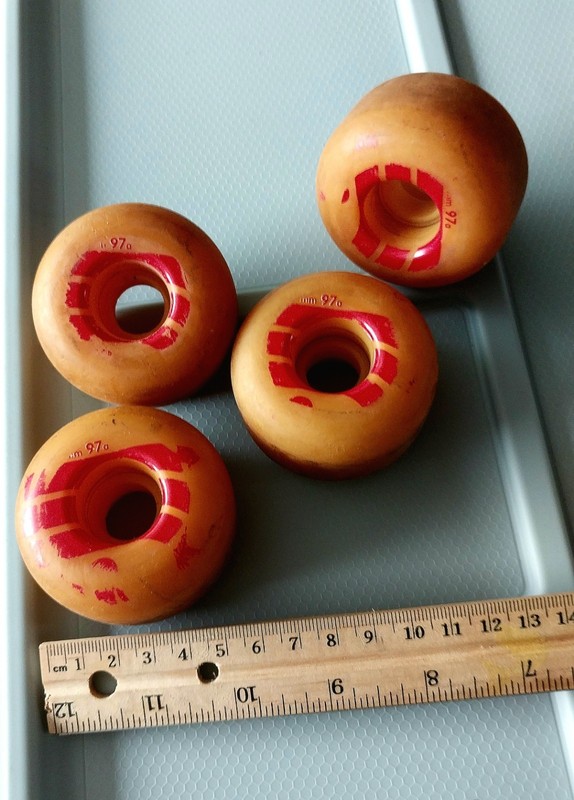 Vintage 90s early 2000s Spitfire wheels 55mm 97A full set 4 classic nineties Y2K